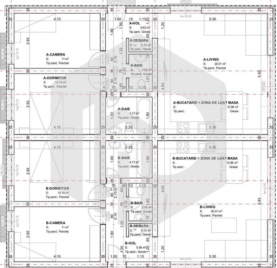 Duplex pe un singur nivel - 67mpu - Curte 150mp - Talmaciu - Poză 5