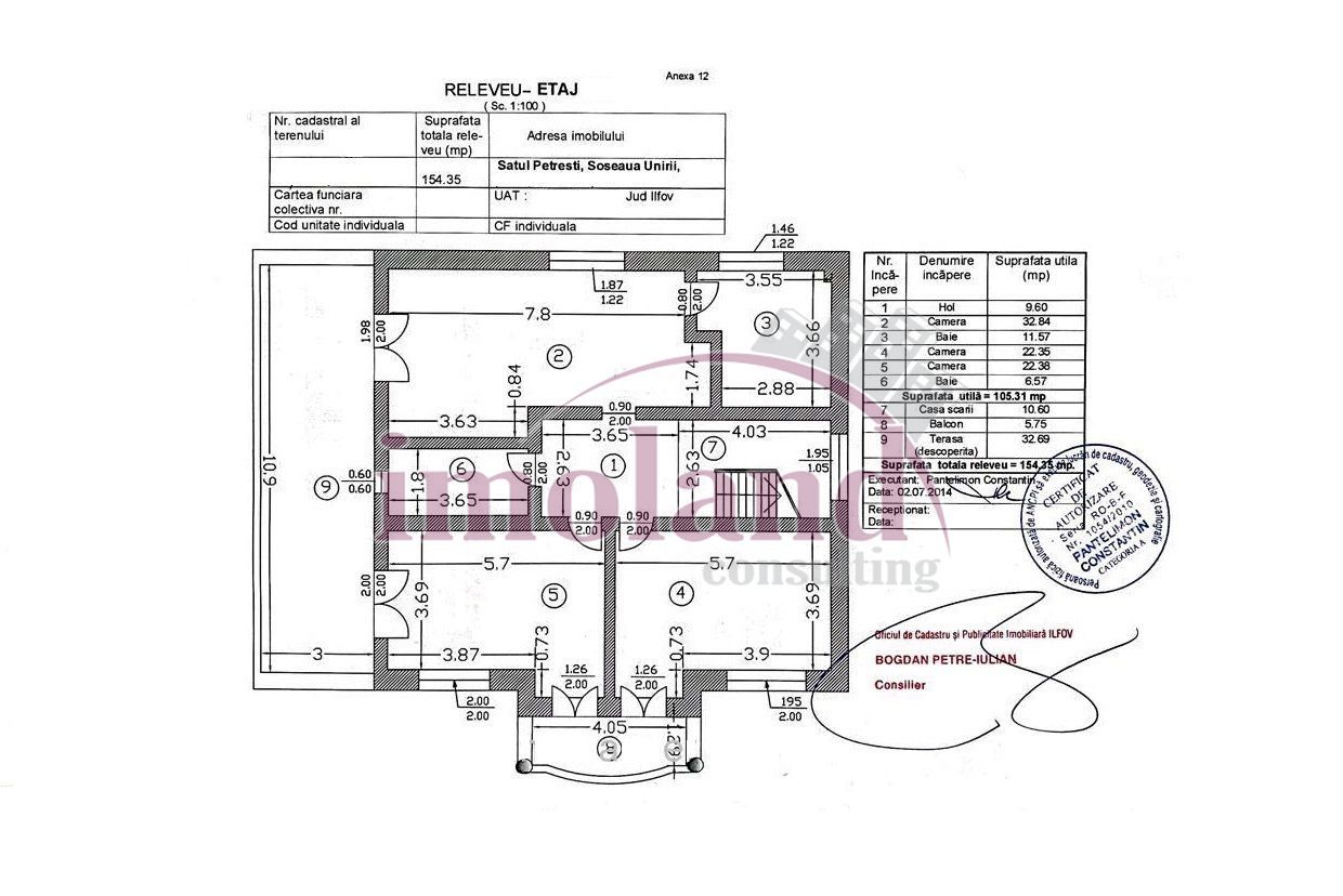 Vila - 8 camere - inchiriere - Corbeanca - Schiță 15