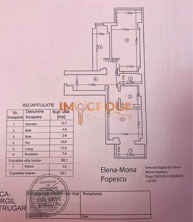 BLOC NOU INTABULAT - ETAJ 1 - 2 CAMERE DECOMANDAT CU 2 BAI - TUDOR - Poză 5