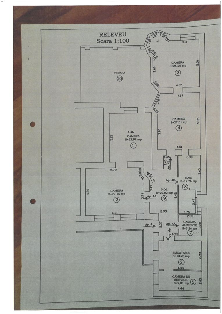 Apartament spatios  in cladire istorica - Schiță 14