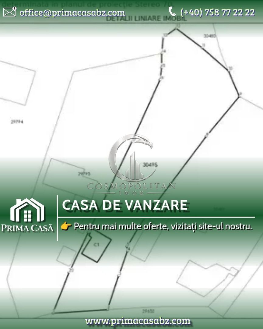 Casa in Suditi Posta Calnau (12km de Buzau) teren 1111mp Pret: 27.000 Euro - Poză 2