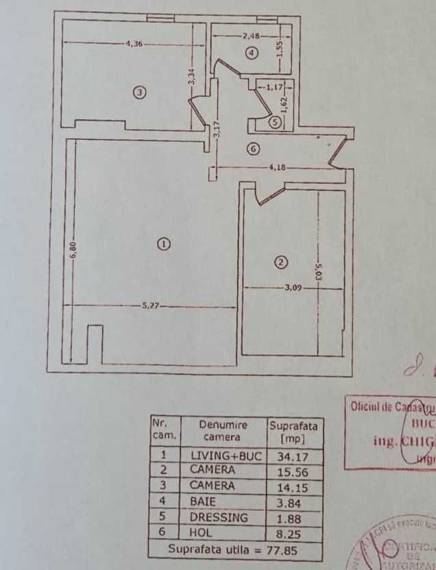 Apartament 3 camere de vânzare Gorjului - Poză 8