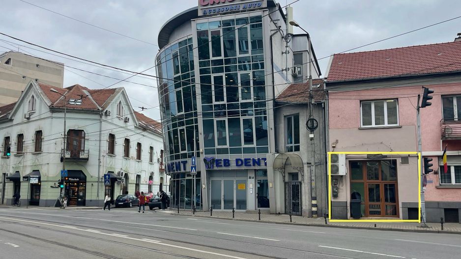 Spațiu comercial de închiriat – Str. Magheru, zonă cu trafic intens - Poză 1