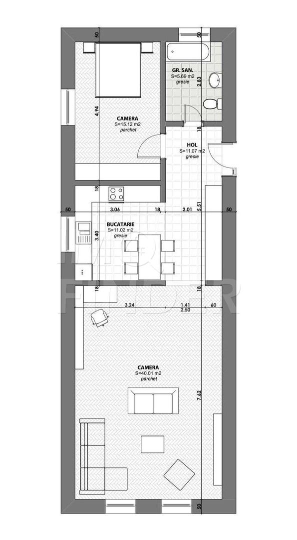 Vanzare apartament, 81 mp,  parcare, zona ultracentrala - Poză 8