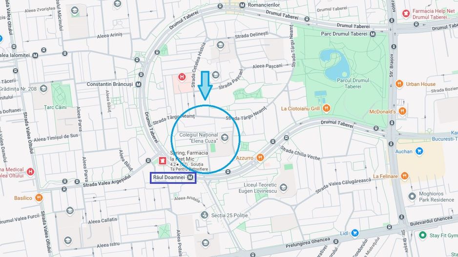 Drumul Taberei - Bucla, langa metrou Raul Doamnei si Liceul Elena Cuza - Poză 1