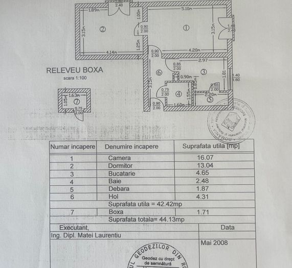 2 camere || FLOREACA COMPOZITORI - Schiță 12