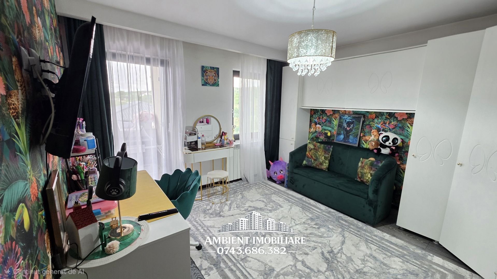 VILĂ individuală P+1E, teren 450 mp, mobilată, VASLUI, M. Grecilor - zona LCL; - Poză 16