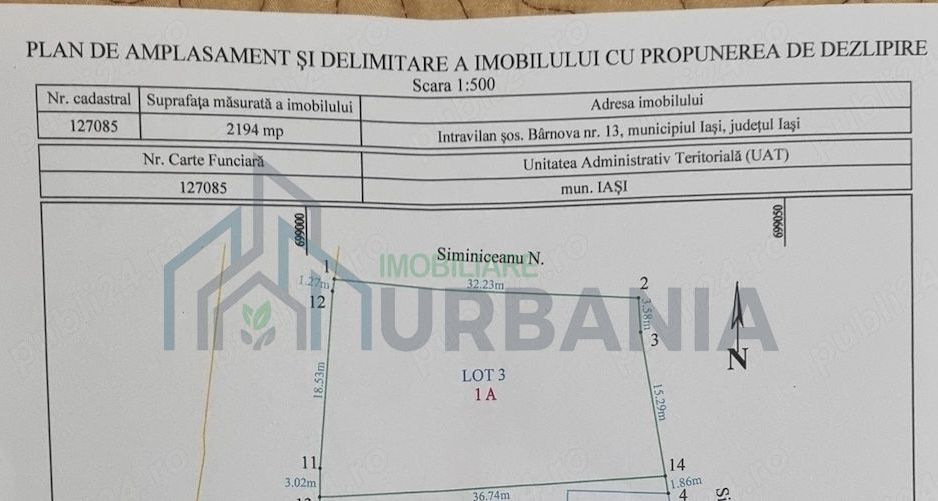 Teren intravilan Bucium - Poză 1