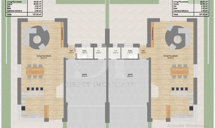 Teren cu autorizatie de constructie duplex in Feleacu / Cluj - Poză 23