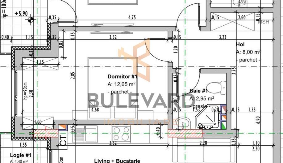Apartament nou cu 3 camere la 5 minute de Parcul Poligon! - Poză 3