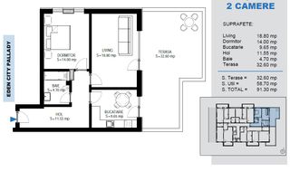 AP. 2CAM. DECOMANDAT+TERASA 32MP / BLOC IN CURS DE FINALIZARE! - Poză 1