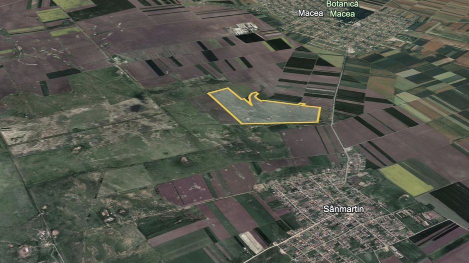 Teren 42 ha pentru parc fotovoltaic – Macea, Arad - Poză 3