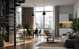Apartament cu scara interioara - 2 camere,finisaje noi, metrou Berceni - Poză 1