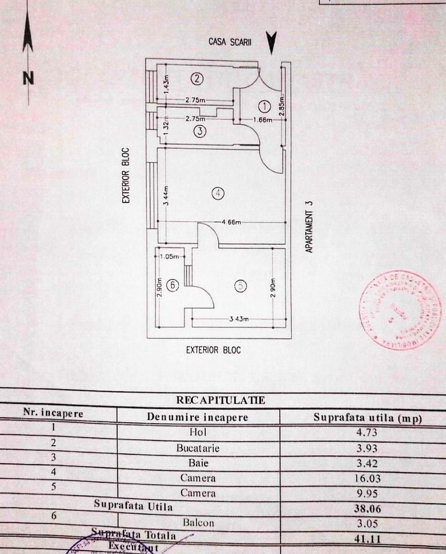 țApartament cu 2 camere de vânzare în zona Mioritei - Poză 17