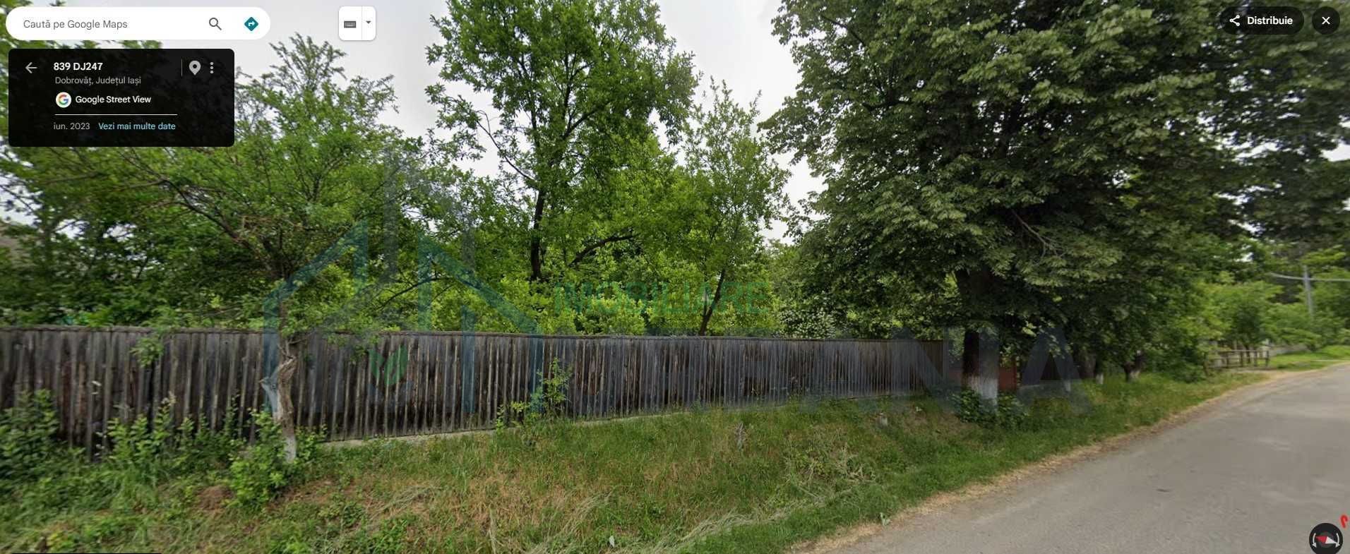 Teren intravilan 3644 mp în Dobrovat, acces din strada principală - Poză 2