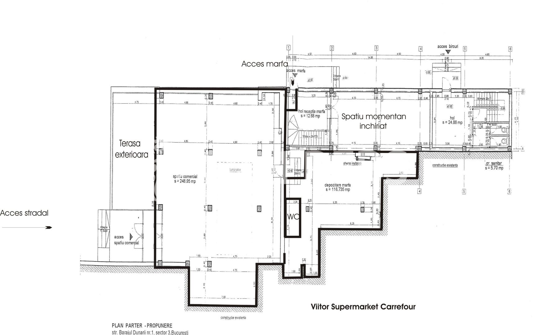 Spatiu de birouri de inchiriat la 2 minute de centru! - Schiță 5