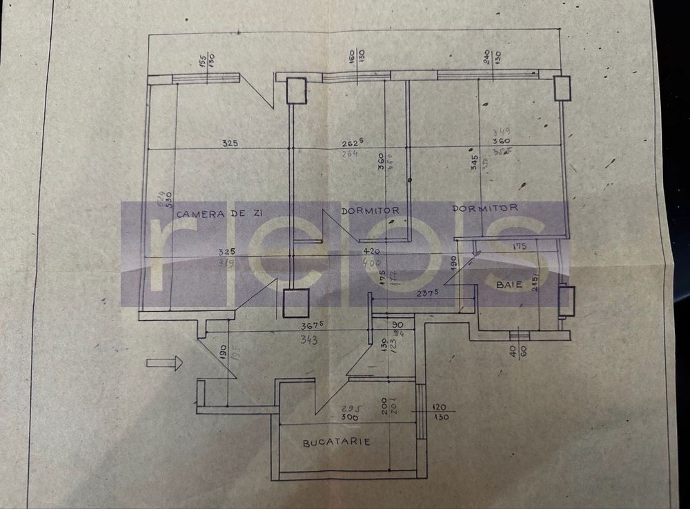VANZARE 3 CAMERE | DECOMANDAT | 75 MP | ETAJ 4/10 | ZONA OBOR - Schiță 8