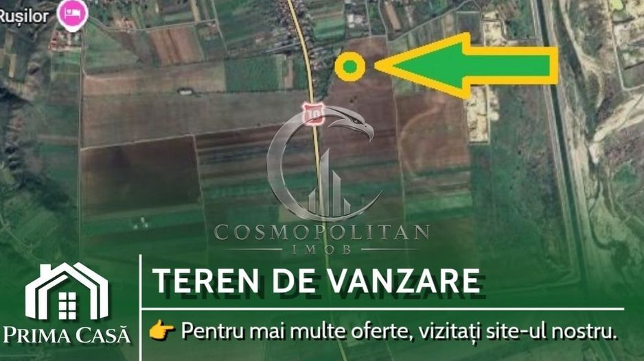 Teren in zona Candesti BZ suprafata 7.500mp deschidere 31m Pret: 2,5 mp - Poză 1