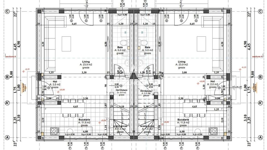 Cartier nou si modern - Casa langa padure, curte utila - Sibiu, Cisnadie - Schiță 7