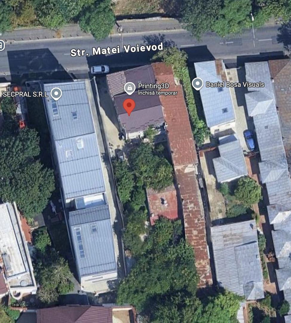Teren 307 mp cu casă-  Matei Voievod- Posibilitate intaltime P+4 - Poză 3