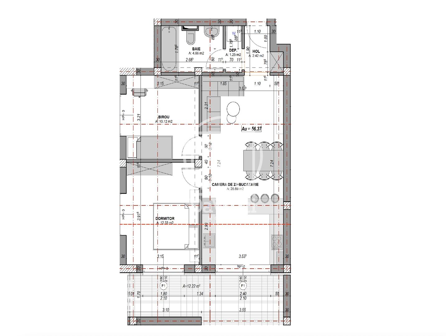 Apartament 3 camere - aer conditionat, finisat la cheie (NCL-COL-ap.2) - Poză 6