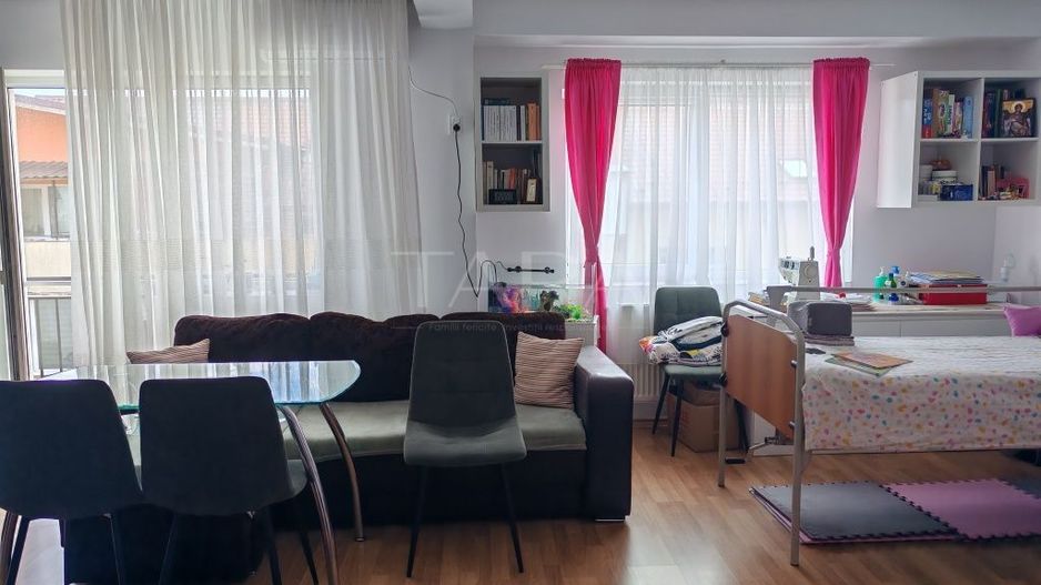 Apartament cu 2 camere, 58 mp + balcon generos – Florești. - Poză 3