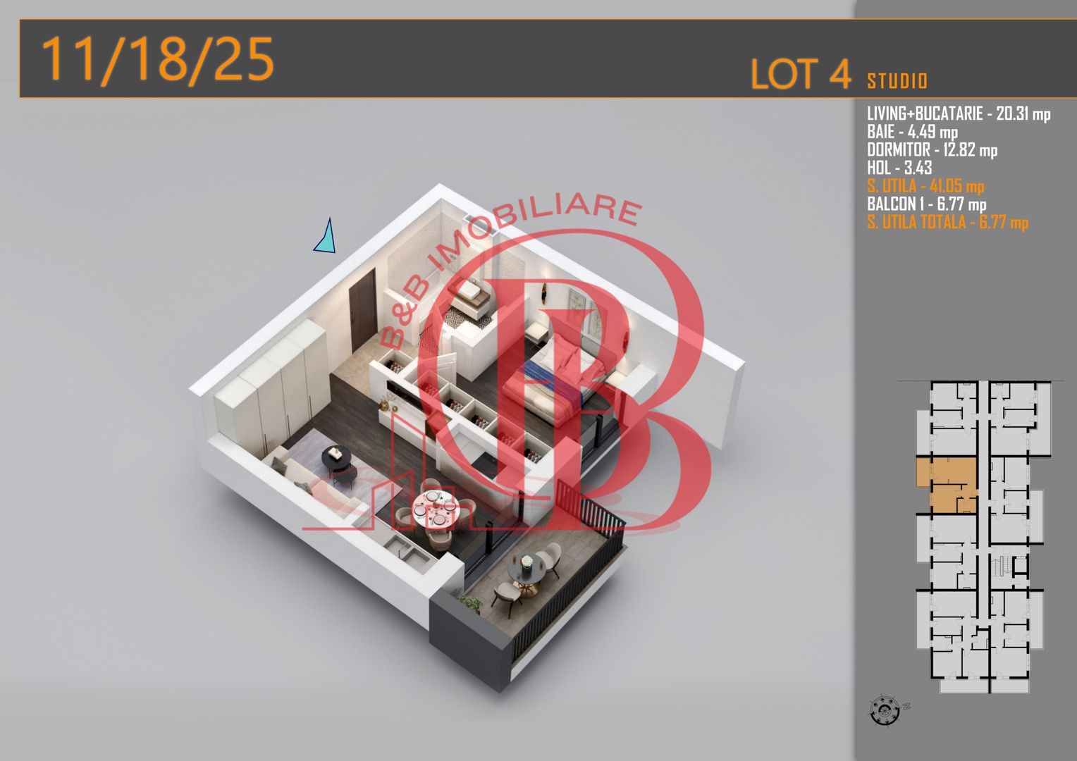 Promo-Ideal Investitie-2 camere-Theodor Pallady Metrou Teclu - Schiță 5