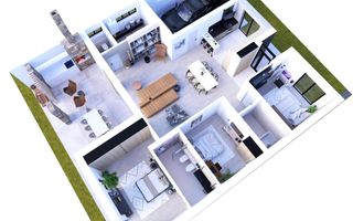 Casă Single 4 camere de vânzare | Șura Mică | 169 mp - Poză 3