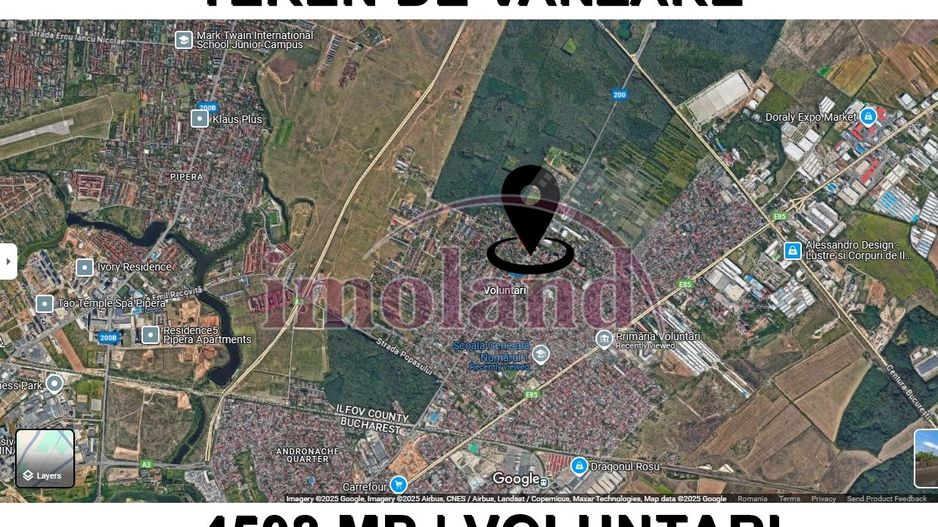 Teren - vanzare - 4508 mp - Voluntari - Poză 2