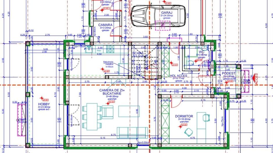Locuinta individuala cu garaj si teren de 1000mp - Poză 21