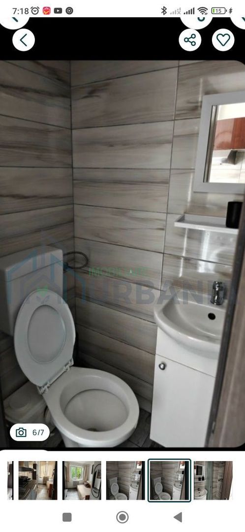 Apartament tip camin, 12 mp, zona Bularga, Iasi – renovat, mobilat, utilat - Poză 6