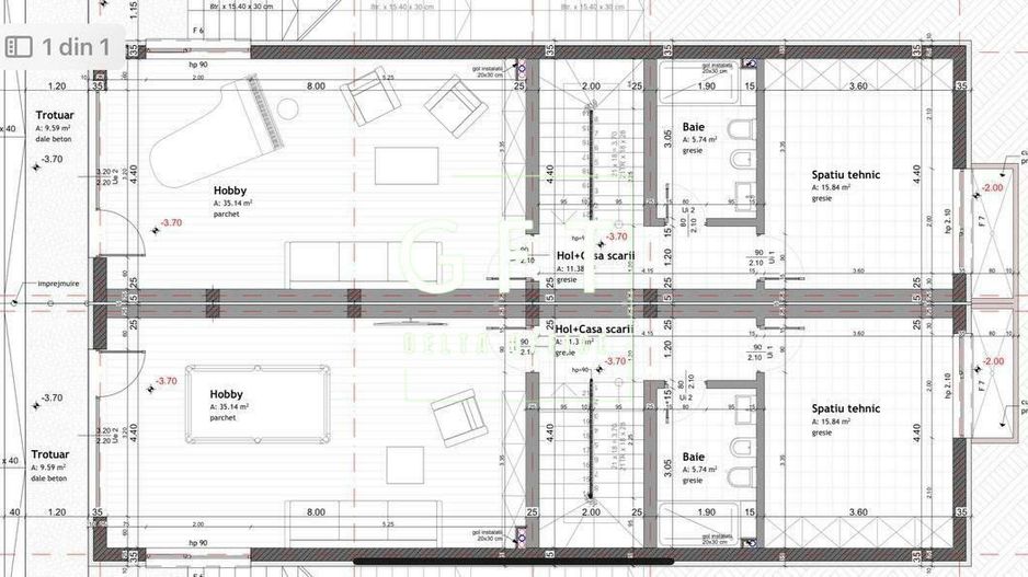 Unitate duplex 193mp utili +65 terase circulabile + 200 mp teren, Voronet - Poză 11