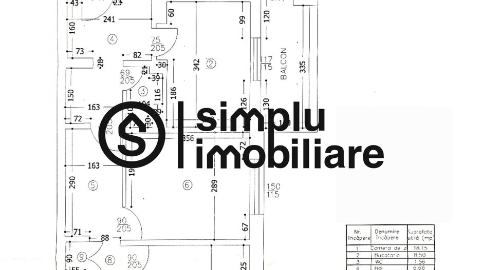 Apartament 3 camere 1 Mai/Parc - etaj 4 - Schiță 7