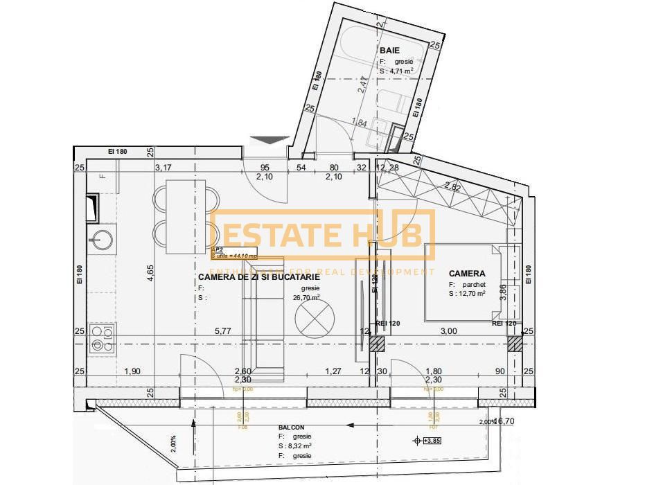 Apartament 2 camere FINISAT | Ploiesti 44 | Comision 0% - Poză 2