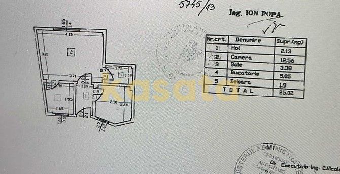 Garsonieră renovată Dorobanti | langa I.L. Caragiale | Etaj 2/3, |25mp - Schiță 6