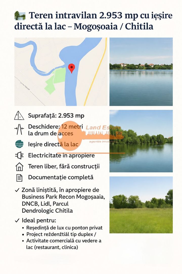 Teren de vanzare in zona Mogosoaia (Iesire la Lac) - Poză 7