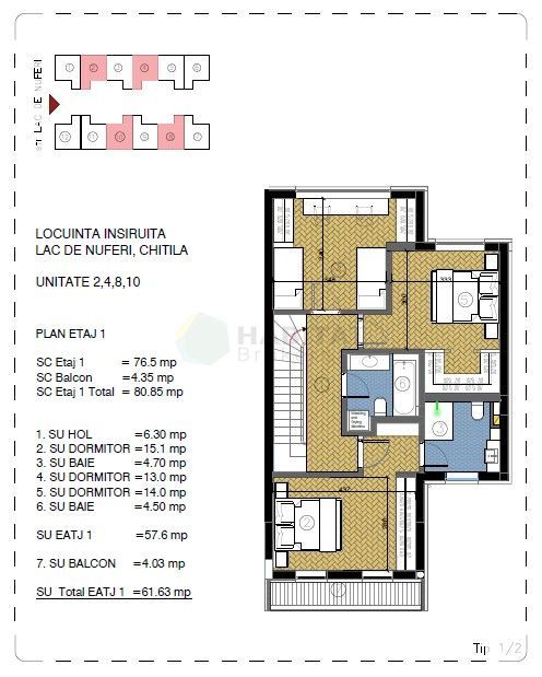 Apartament cu gradina proprie, doua locuri de parcare, gata de mutat - Poză 25