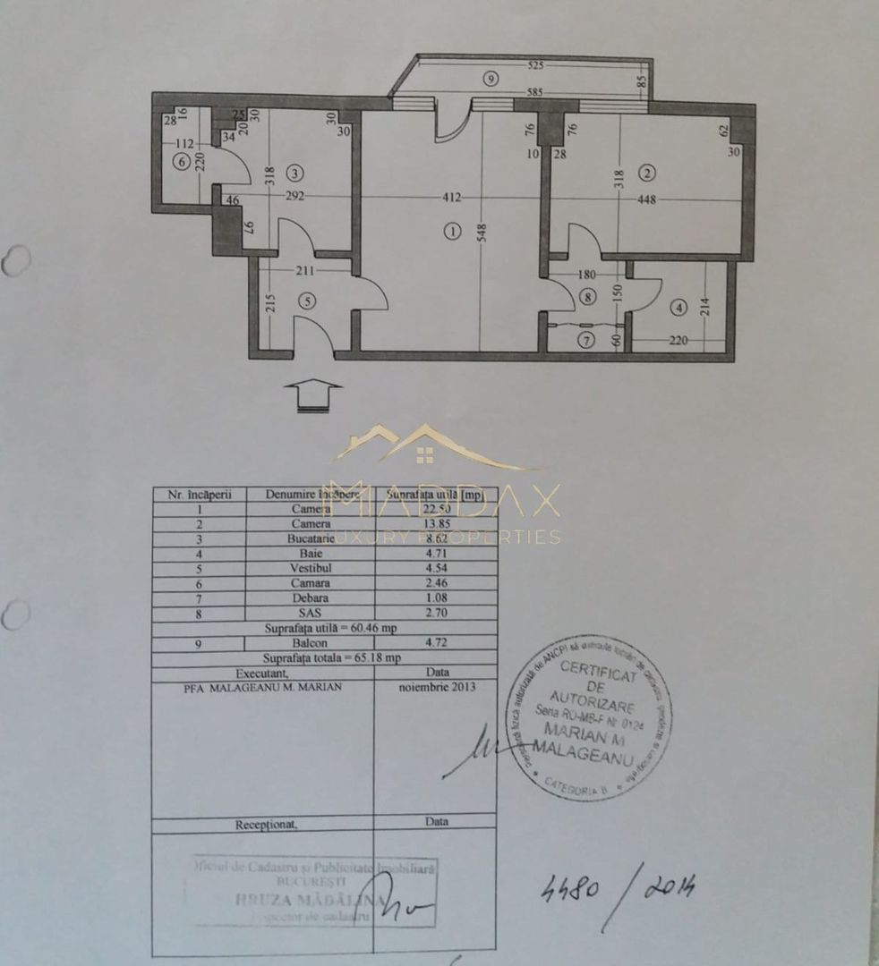 Apartament cu 2 camere ***65mp***// Calea Victoriei - Schiță 27