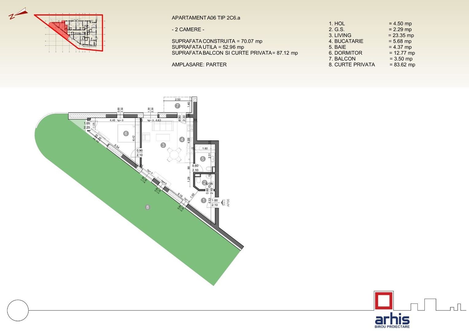Apartament 2 camere I Complex T26 - Poză 10