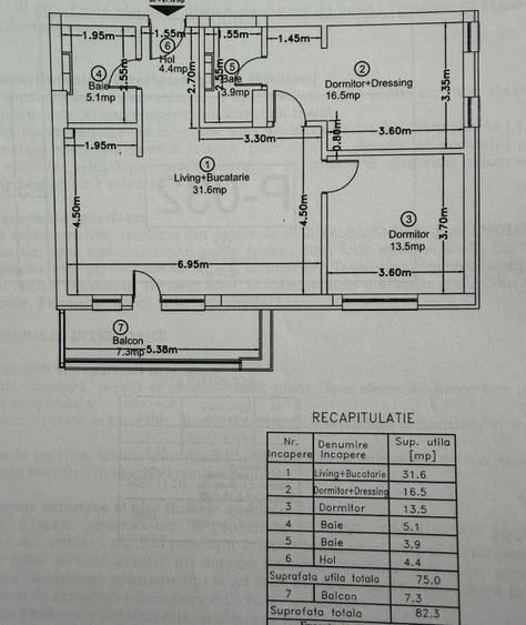 3 camere || MTM Pipera Lake || - Schiță 7