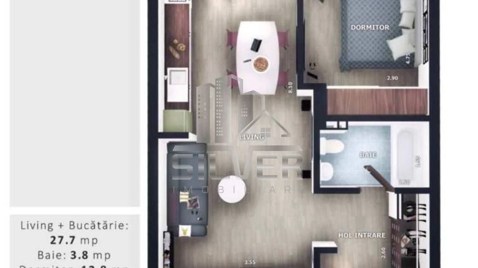 Apartament cu 2 camere la 5 minute de Vivo Center! - Poză 2