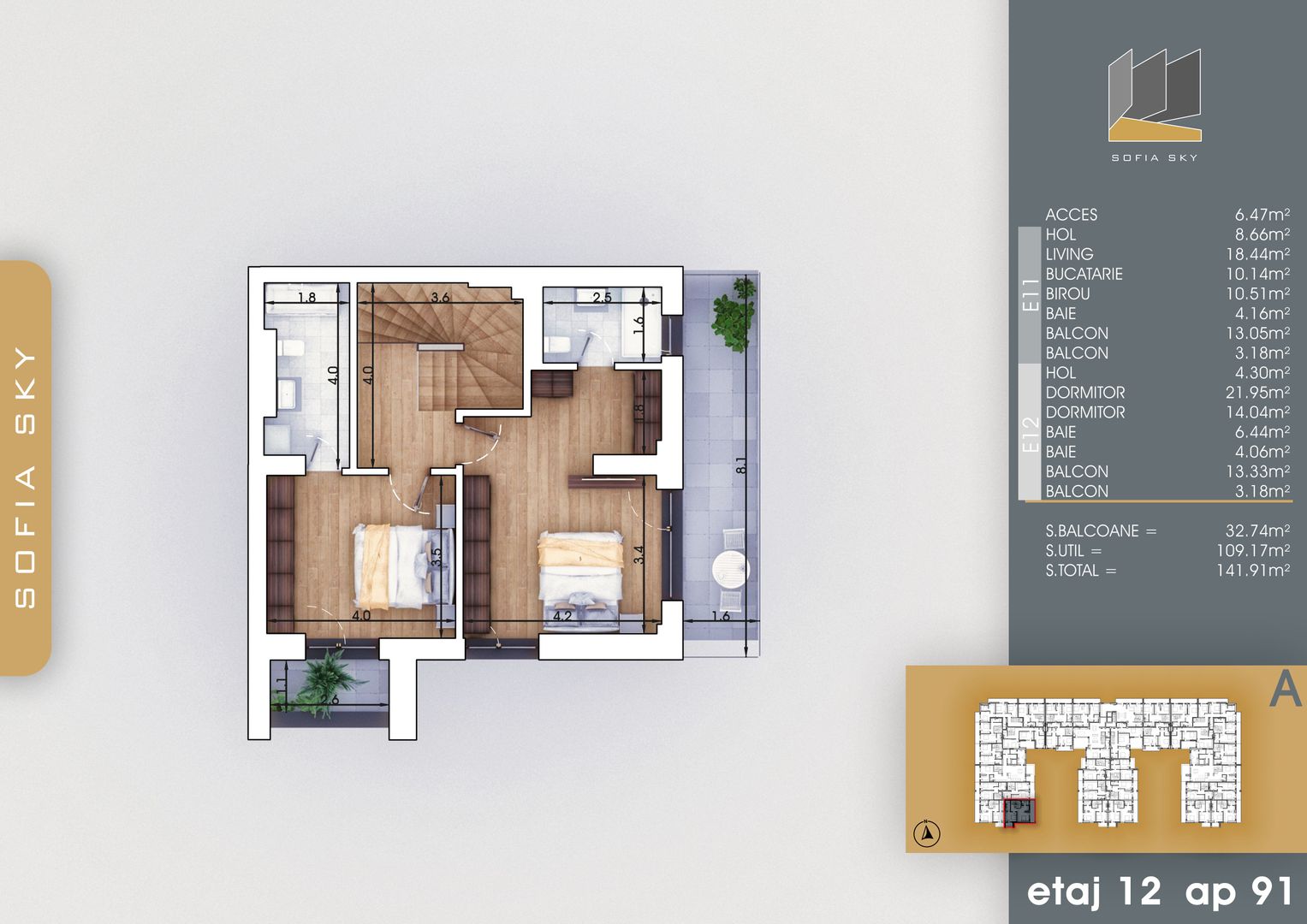 4 camere  duplex -finalizare rapida- 7 min Metrou N Teclu - Schiță 11