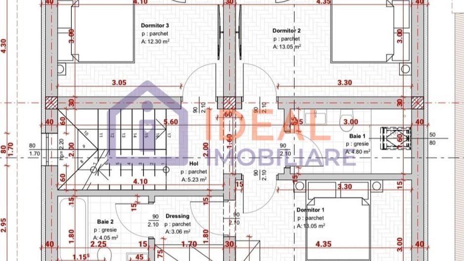 Casa Individuala cu 5 camere si 500 mp de curte, in Selimbar - Schiță 14