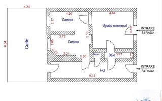 Spatiu comercial + 2 ap. pentru birouri sau închiriere- zona premium - Poză 20