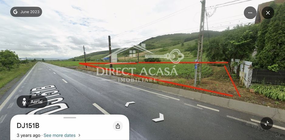 Teren 1400 mp intravilan | Front 48 m | Cerghid | - Poză 5