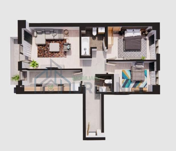 2 camere Kaufland Pacurari Contemporan Homes # - Poză 10