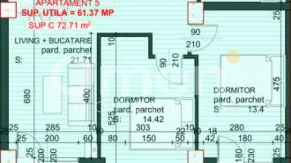 Apartament modern cu 3 camere - finisaje în curs – Etaj 1 - Poză 6