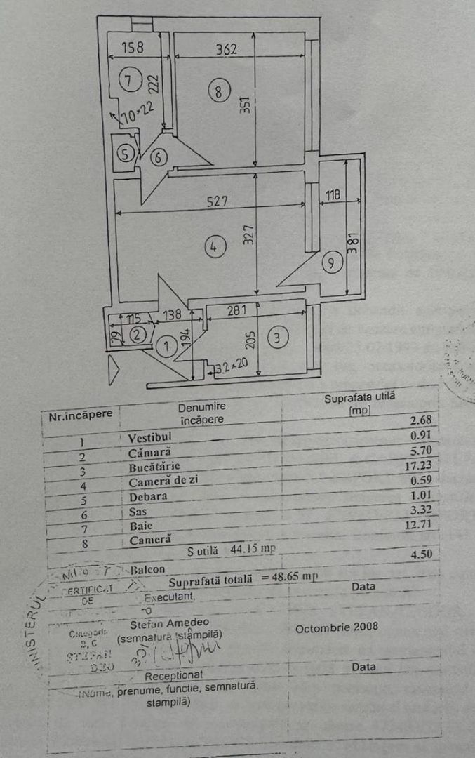 Apartament 2 camere Mihai Bravu 42-62, vedere spate, bloc izolat - Poză 17