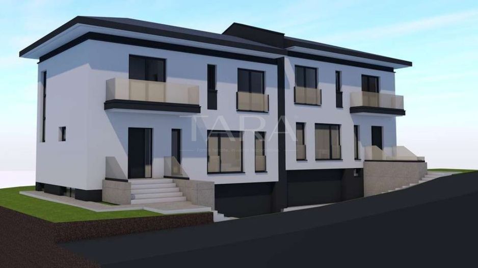 Teren cu autorizație pentru duplex – Borhanci, Cluj-Napoca - Poză 1