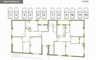 Apartament 2 camere, 57 mp, decomandat, etaj 1/4, MILITARI Pacii, COMISION 0% - Schiță 8